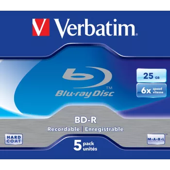 Verbatim 43715 tyhjä Blu-Ray-levy BD-R 25 GB 5 kpl