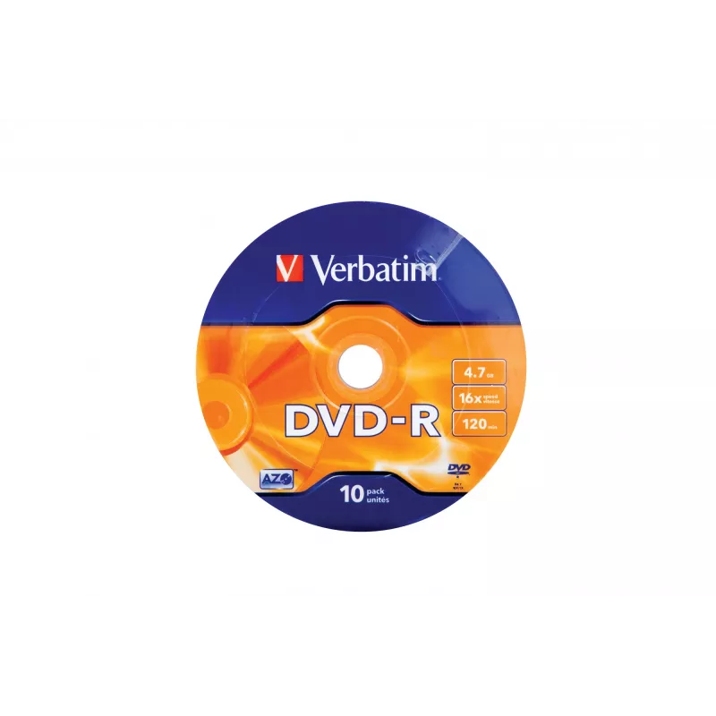 Verbatim DVD-R Matt Silver 16x 4,7 GB 10 kpl