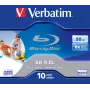 Verbatim 43736 BD-R-levyt 50 GB 10 kpl