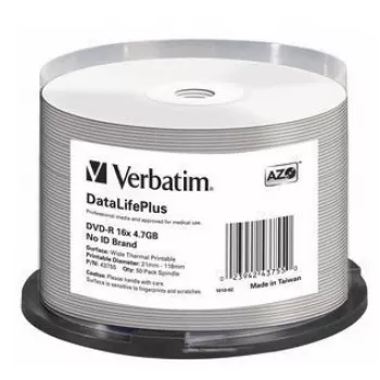 Verbatim DataLifePlus 4,7 GB DVD-R 50 kpl