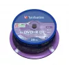 Verbatim DVD+R Double Layer 8x mattahopea 25 kpl spindeli