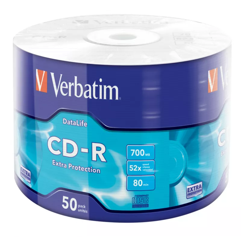 Verbatim CD-R Extra Protection 700 MB 52x 50 kpl