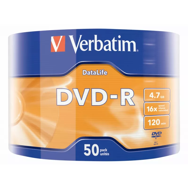 Verbatim 43791 DVD-levyt 4,7 GB DVD-R 50 kpl