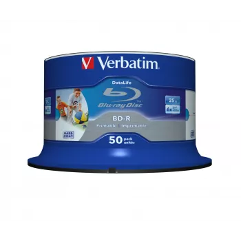Verbatim 43812 tyhjä Blu-Ray-levy BD-R 25 GB 50 kpl