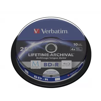 Verbatim M-Disc 4x BD-R 25 GB 10 kpl