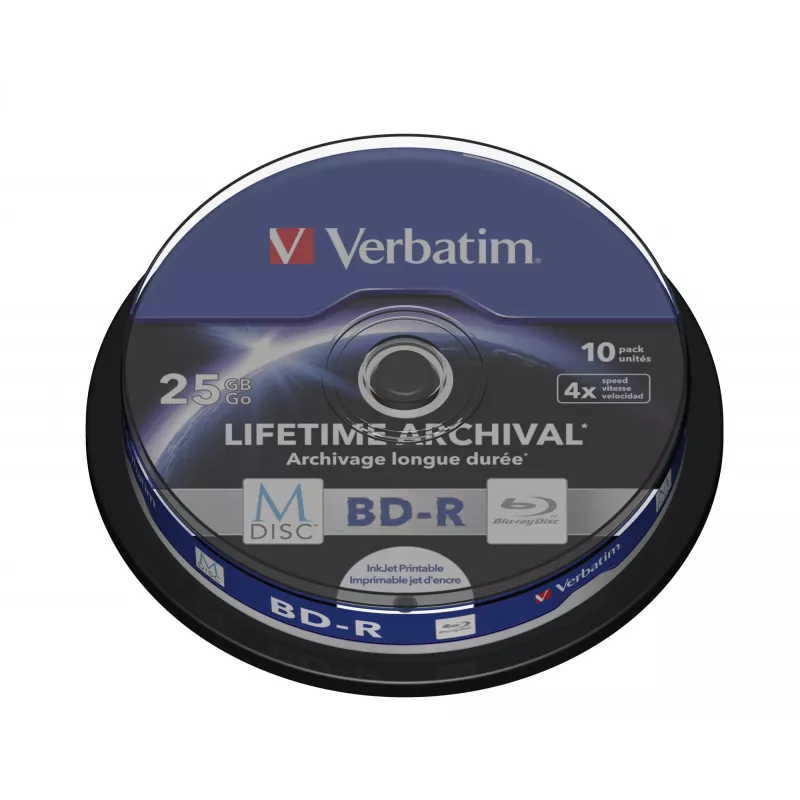 Verbatim M-Disc 4x BD-R 25 GB 10 kpl