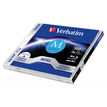 Verbatim MDISC Lifetime archival BDXL 100GB - yksittäislevy, 100 GB, BDXL, Jewelcase, 1 kpl