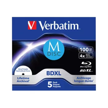 BDXL Verbatim MDISC Lifetime archival 100GB yksittäislevy