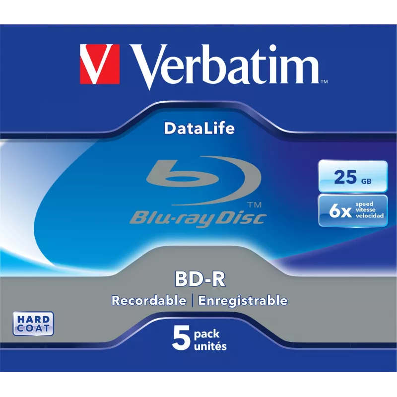 Verbatim DataLife 6x BD-R 25 GB 5 kpl