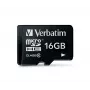 MicroSDHC Verbatim Premium 16 GB Class 10 musta 44010