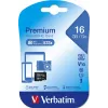 MicroSDHC Verbatim Premium 16 GB Class 10 musta 44010