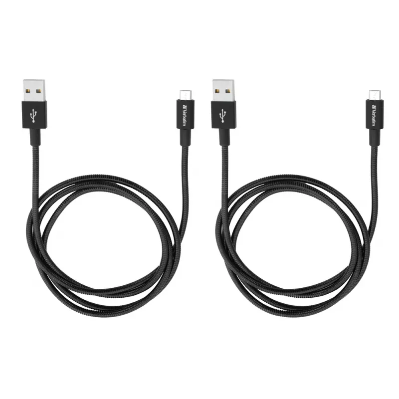Verbatim 48874 USB-kaapeli USB 3.2 Gen 1 (3.1 Gen 1) 1 m Micro-USB A - USB A musta