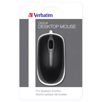 Verbatim 49019 hiiri toimisto molempikätinen USB Type-A optinen 1000 DPI