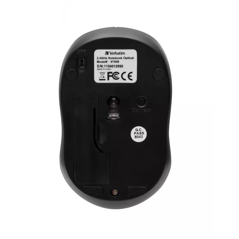 Verbatim Go Nano -hiiri molempikätinen RF Wireless 1600 DPI