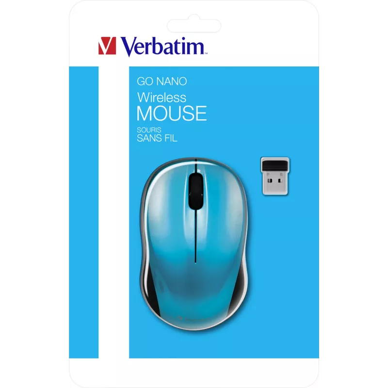 Verbatim Go Nano -hiiri molempikätinen RF Wireless 1600 DPI