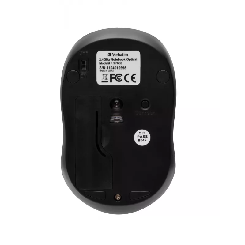 Verbatim Go Nano -hiiri toimisto molempikätinen RF Wireless 1600 DPI