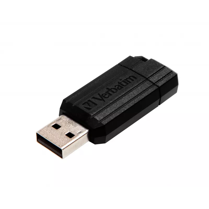 Verbatim PinStripe - USB-muistitikku 128 GB - musta