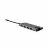 Verbatim 49142 kannettavan telakka/porttireplikaattori USB 3.2 Gen 1 (3.1 Gen 1) Type-C musta, hopea