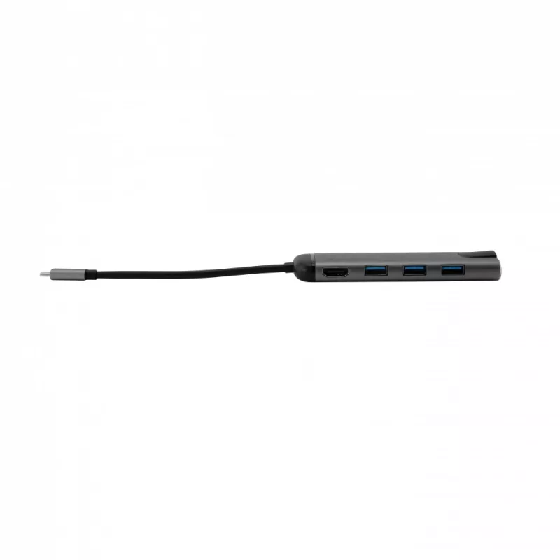 Verbatim 49142 kannettavan telakka/porttireplikaattori USB 3.2 Gen 1 (3.1 Gen 1) Type-C musta, hopea