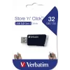 Verbatim Store 'n' Click - USB 2.0 -muistitikku 3.2 GEN1 32 GB - musta