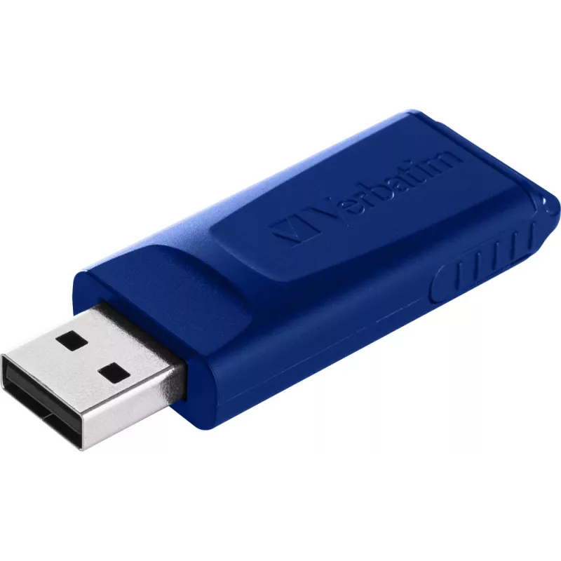 Verbatim Slider – USB-muistitikku – 2x32 GB – sininen/punainen, 32 GB, USB Type-A, 2.0, Slide, 8 g, sininen, punainen