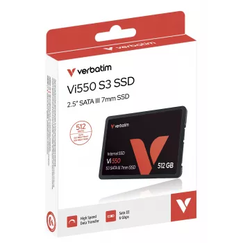 Verbatim Vi550 S3 SSD 512 GB, 512 GB, 2,5