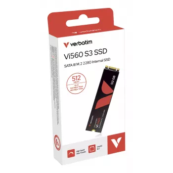 SSD-levy Verbatim 512 GB M.2 6 Gbit/s Vi560 S3