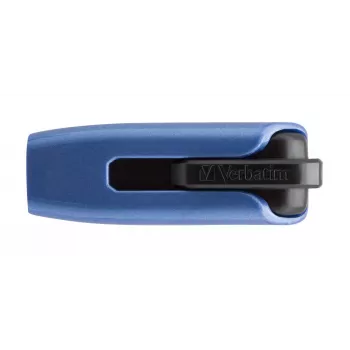Verbatim V3 MAX - USB 3.0 -asema 32 GB - sininen, 32 GB, USB Type-A, 3.2 Gen 1 (3.1 Gen 1), 175 MB/s, liukukansi, sininen