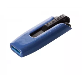 Verbatim V3 MAX - USB 3.0 -asema 64 GB - sininen, 64 GB, USB Type-A, 3.2 Gen 1 (3.1 Gen 1), liukukansi, 10 g, sininen