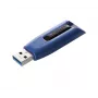 Verbatim V3 MAX - USB 3.0 -asema 128 GB - sininen, 128 GB, USB Type-A, 3.2 Gen 1 (3.1 Gen 1), 175 MB/s, liukukansi, musta, sininen
