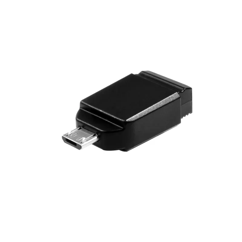Verbatim Nano - USB 2.0 -asema Micro USB -sovittimella 32 GB - musta