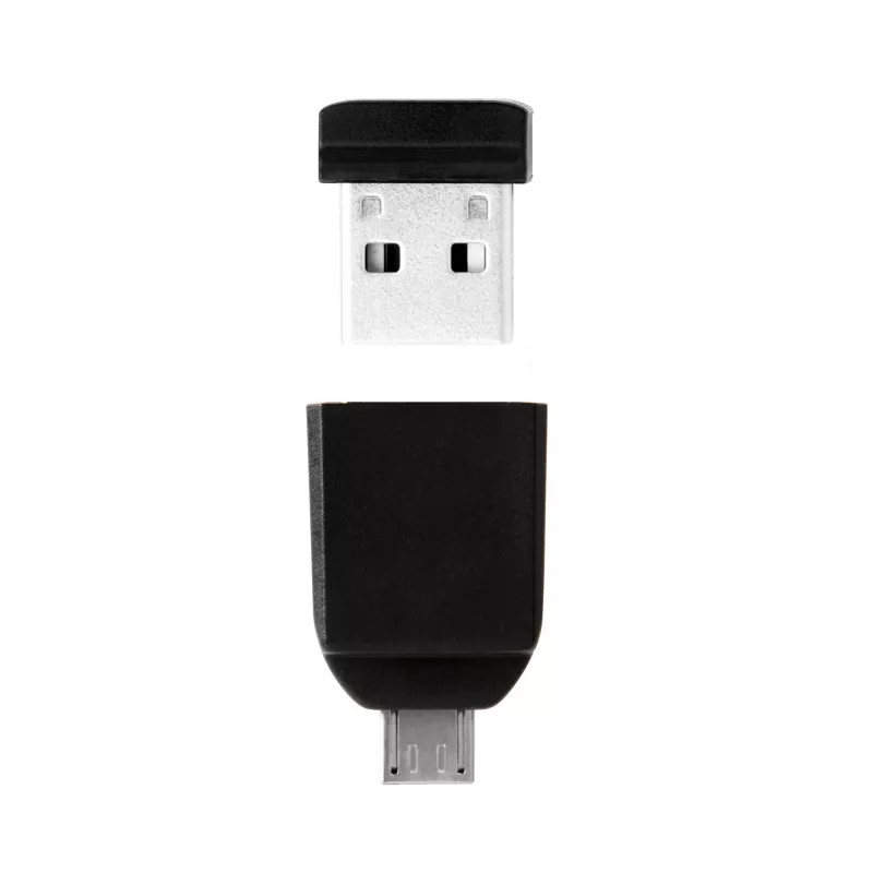 Verbatim Nano - USB 2.0 -asema Micro USB -sovittimella 32 GB - musta
