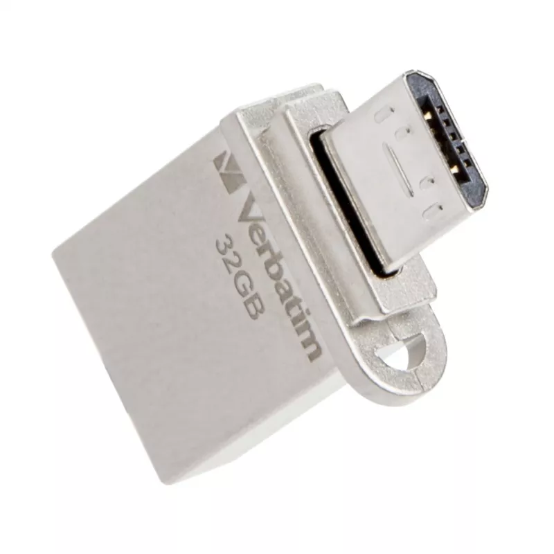 Verbatim Store 'n' Go OTG Micro USB-muistitikku 32 GB USB Type-A / Micro-USB 3.2 Gen 1 (3.1 Gen 1) hopea