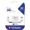 Verbatim Store 'n' Go OTG Micro USB-muistitikku 32 GB USB Type-A / Micro-USB 3.2 Gen 1 (3.1 Gen 1) hopea