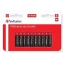 Verbatim AAA-alkaliparistot, 1,5V, 10 kpl Verbatim musta / V49874
