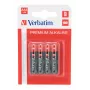 Verbatim AAA 4 blister-pakkaus alkaliparistoja, kertakäyttöparisto, AAA, alkaliparisto, 1,5 V, 4 kpl, monivärinen