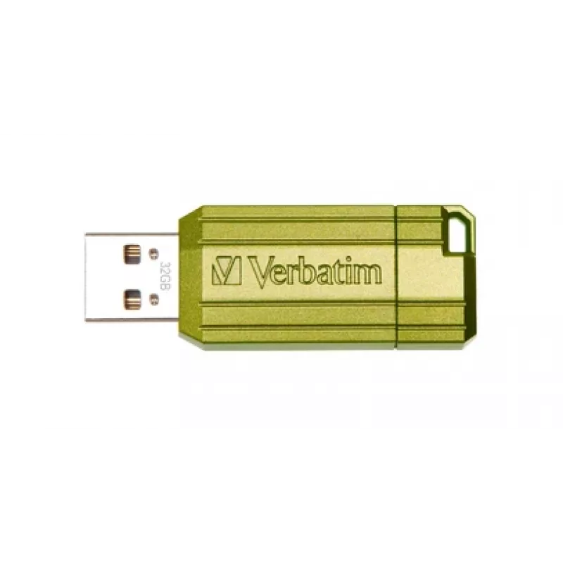 Verbatim PinStripe 3.0 – USB 3.0 -asema 32 GB – eukalyptusvihreä