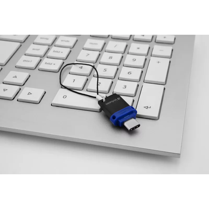 Verbatim Dual - USB 3.0 -asema 32 GB - USB-C / USB-A - sininen
