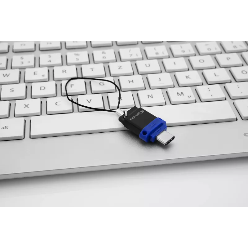 Verbatim Dual - USB 3.0 -asema 64 GB - USB-C / USB-A - sininen