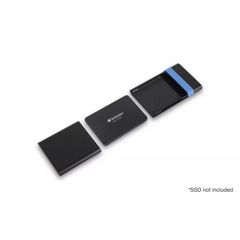 Verbatim Store'N'Go kotelosarja HDD/SSD-kotelo musta, sininen 2,5