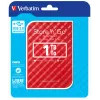 Verbatim Store 'n' Go USB 3.0 kiintolevy 1 TB punainen