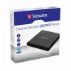 Verbatim External Slimline CD/DVD-kirjoitin optinen asema DVD±RW musta