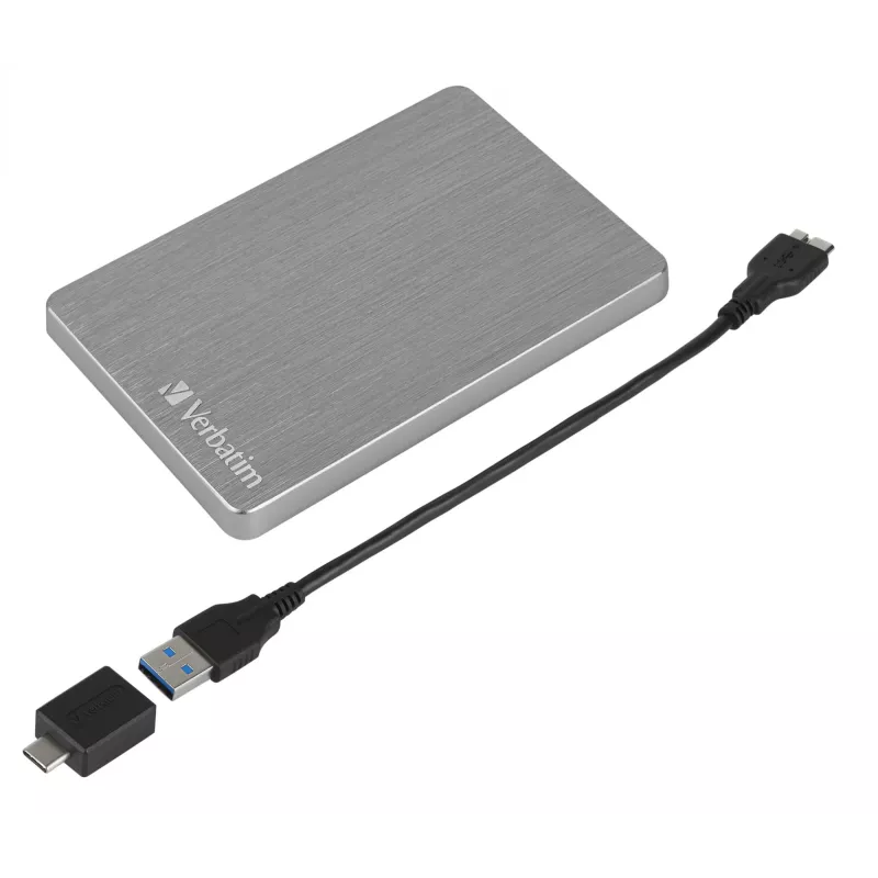 Verbatim Store 'n' Go ALU ohut kannettava kiintolevy 1TB Space Grey