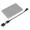 Verbatim Store 'n' Go ALU ohut kannettava kiintolevy 1 TB hopea