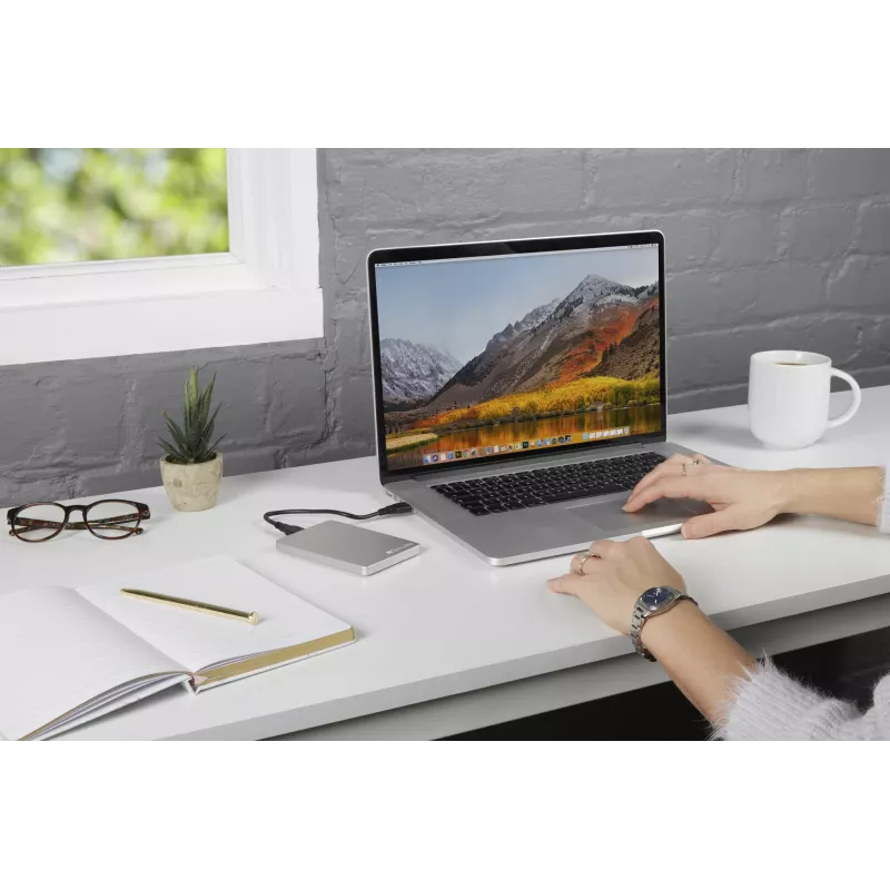 Verbatim Store 'n' Go ALU ohut kannettava kiintolevy 2 TB hopea