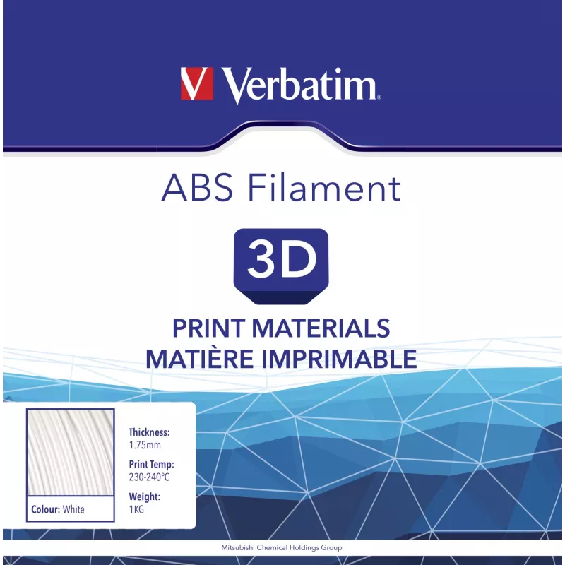 Verbatim ABS filamentti, 1 kpl, 1 kg