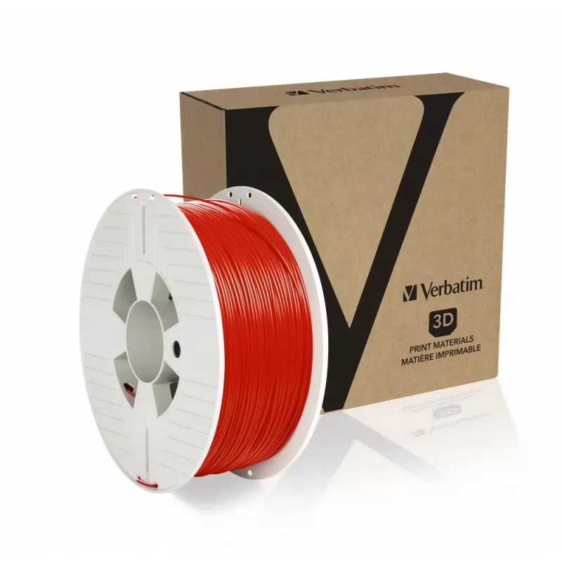Verbatim 55053 3D-tulostusmateriaali polyetyleenitereftalaattiglykoli (PETG) punainen 1 kg