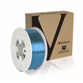 Verbatim 55056 3D-tulostusmateriaali polyetyleenitereftalaattiglykoli (PETG) sininen, läpinäkyvä 1 kg