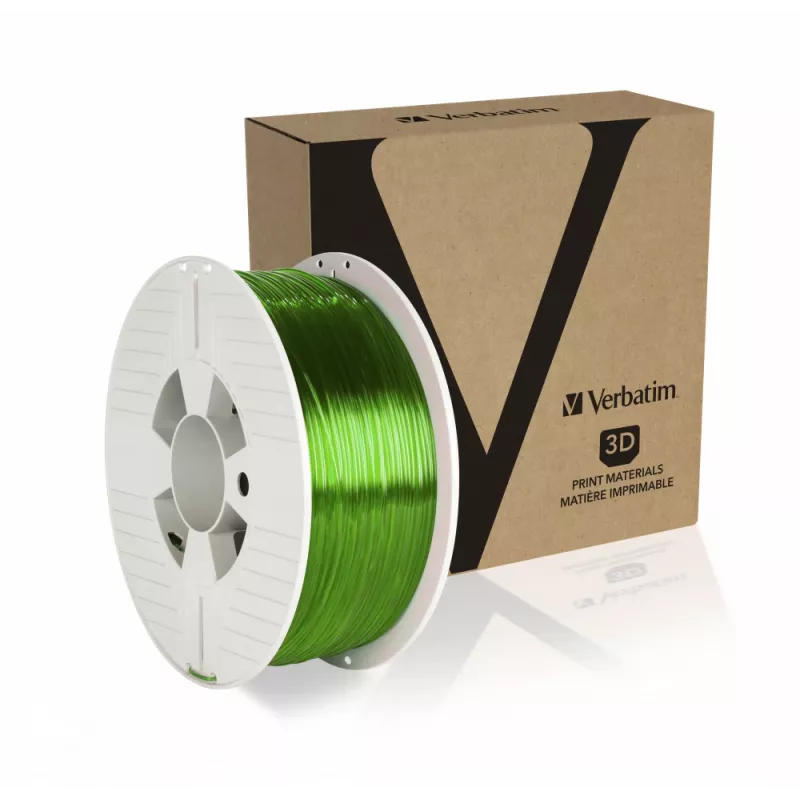 Verbatim 55057 3D-tulostusmateriaali polyetyleenitereftalaattiglykoli (PETG) vihreä, läpinäkyvä 1 kg