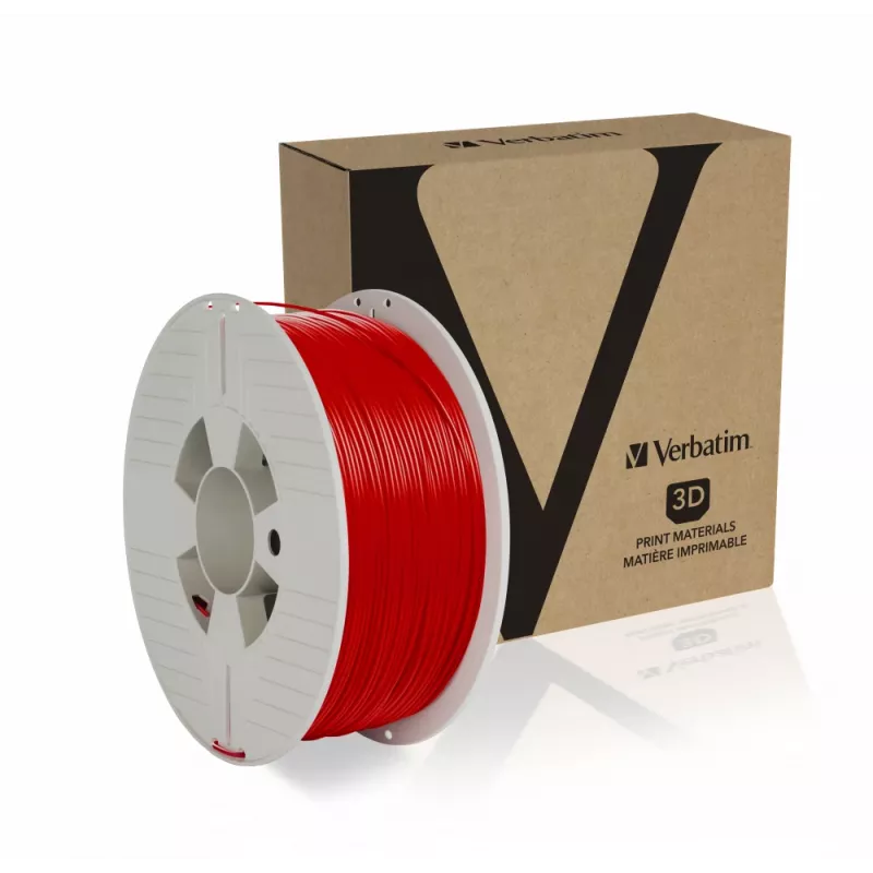 Verbatim 55320 3D-tulostusmateriaali polylaktidi (PLA) punainen 1 kg